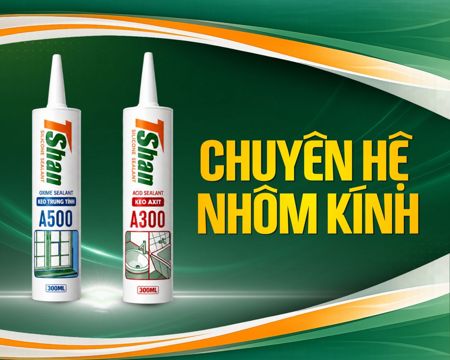 Chọn đúng keo silicone cho cửa nhôm kính