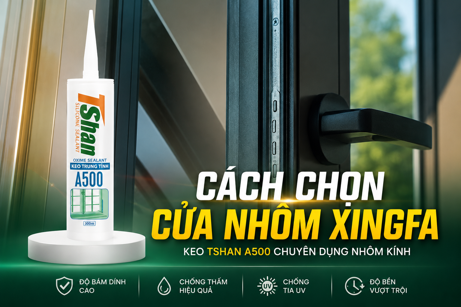 Chọn cửa nhôm Xingfa theo từng loại nhà