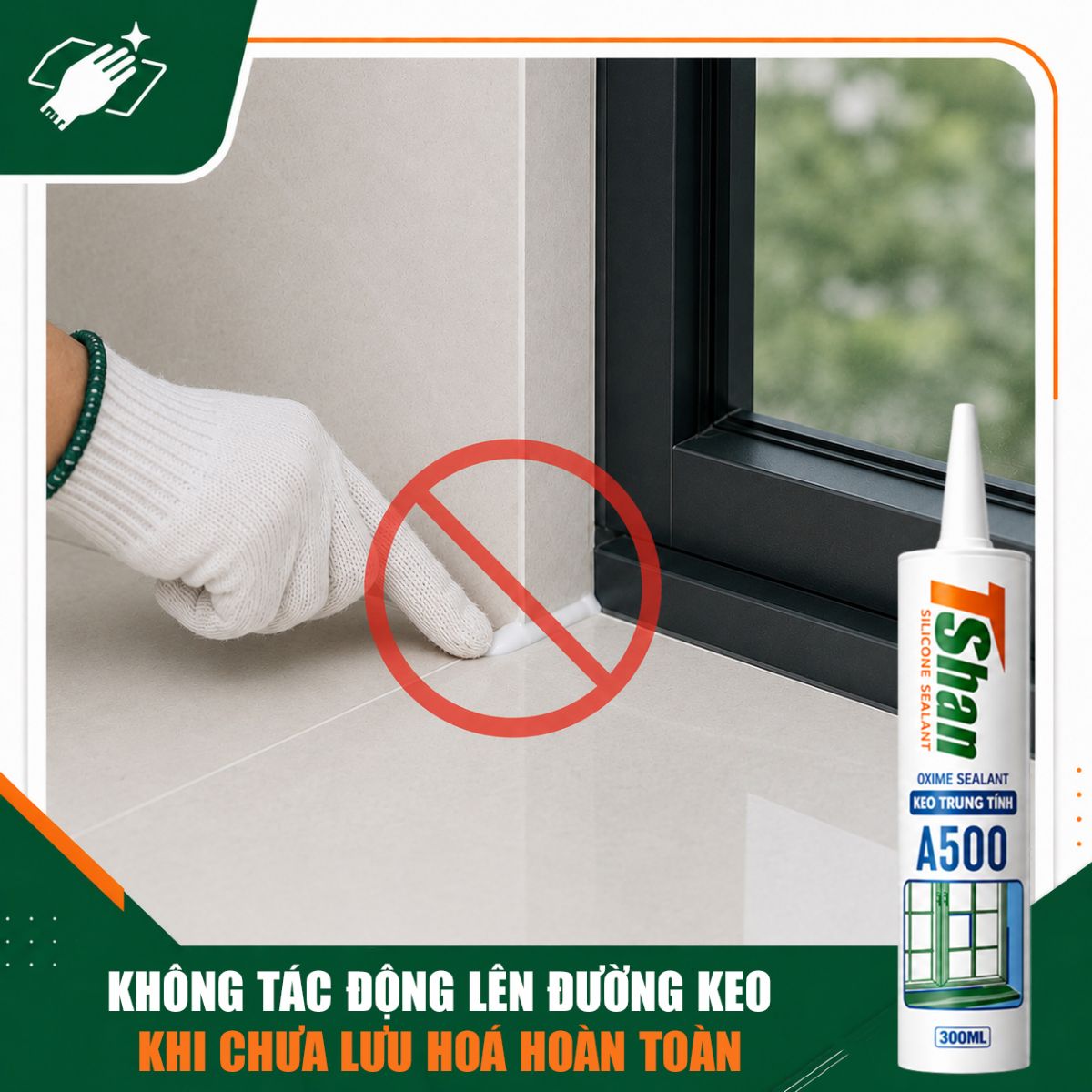 Để keo silicone tự lưu hóa hoàn toàn