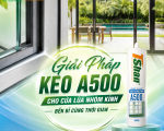TSHAN A500 - Giải Pháp Bền Vững Cho Cửa Lùa Nhôm Kính