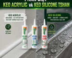 Acrylic Là Gì? Acrylic Khác Silicone Ở Điểm Nào? Cách Chọn Keo Phù Hợp từ TSHAN