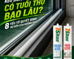 Keo Silicone Có Tuổi Thọ Bao Lâu? 8 Yếu Tố Quyết Định Độ Bền Của Đường Keo