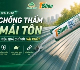 GIẢI PHÁP CHỐNG THẤM MÁI TÔN HIỆU QUẢ CHỈ VÀI PHÚT VỚI KEO TSHAN SILICONE