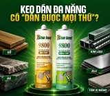 Keo dán đa năng có dán được gỗ, kim loại, đá, nhựa không?  Hướng dẫn lựa chọn đúng vật liệu